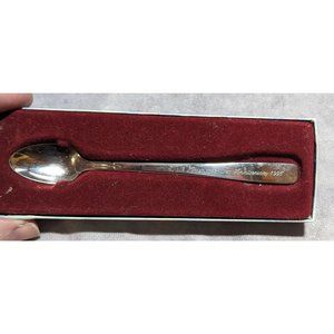 Oneida Walk America Silver Anniversary 1995 Collectible Baby Spoon